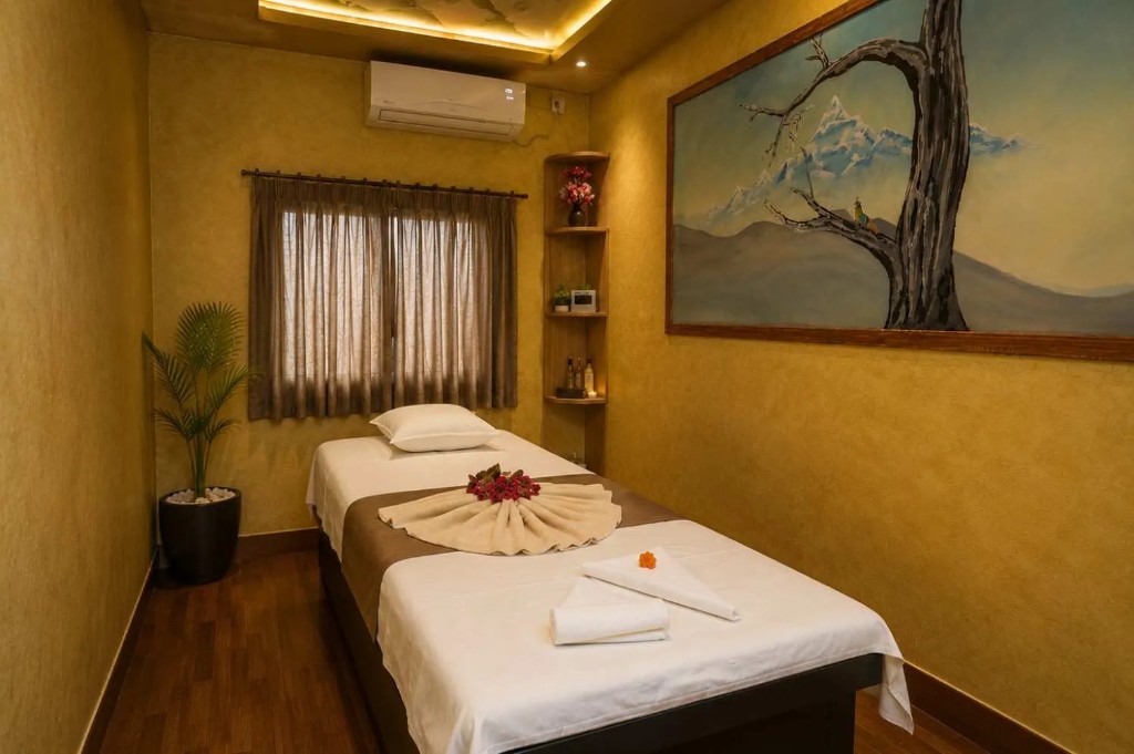 Signature therapy massage room