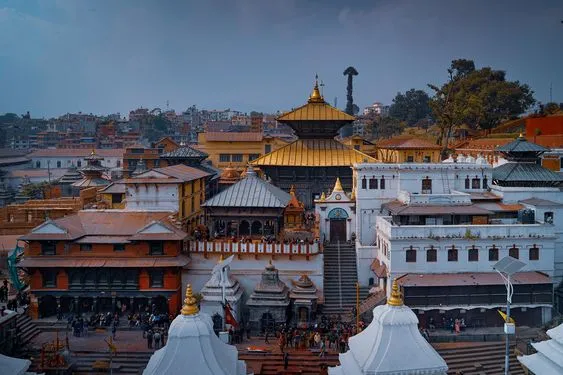 Himalayan mountain view from Kathmandu