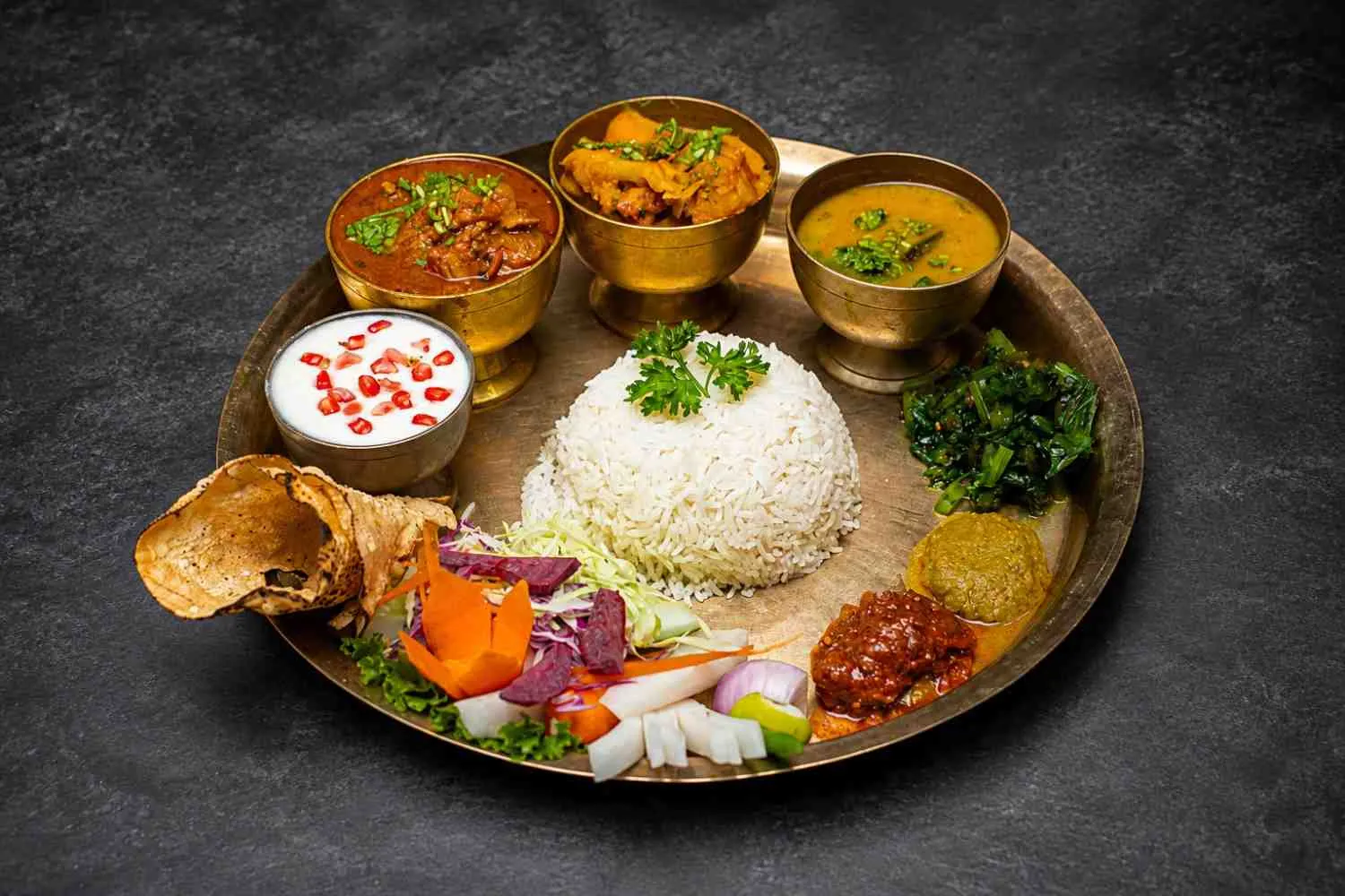 Traditional Nepali Thakali Set