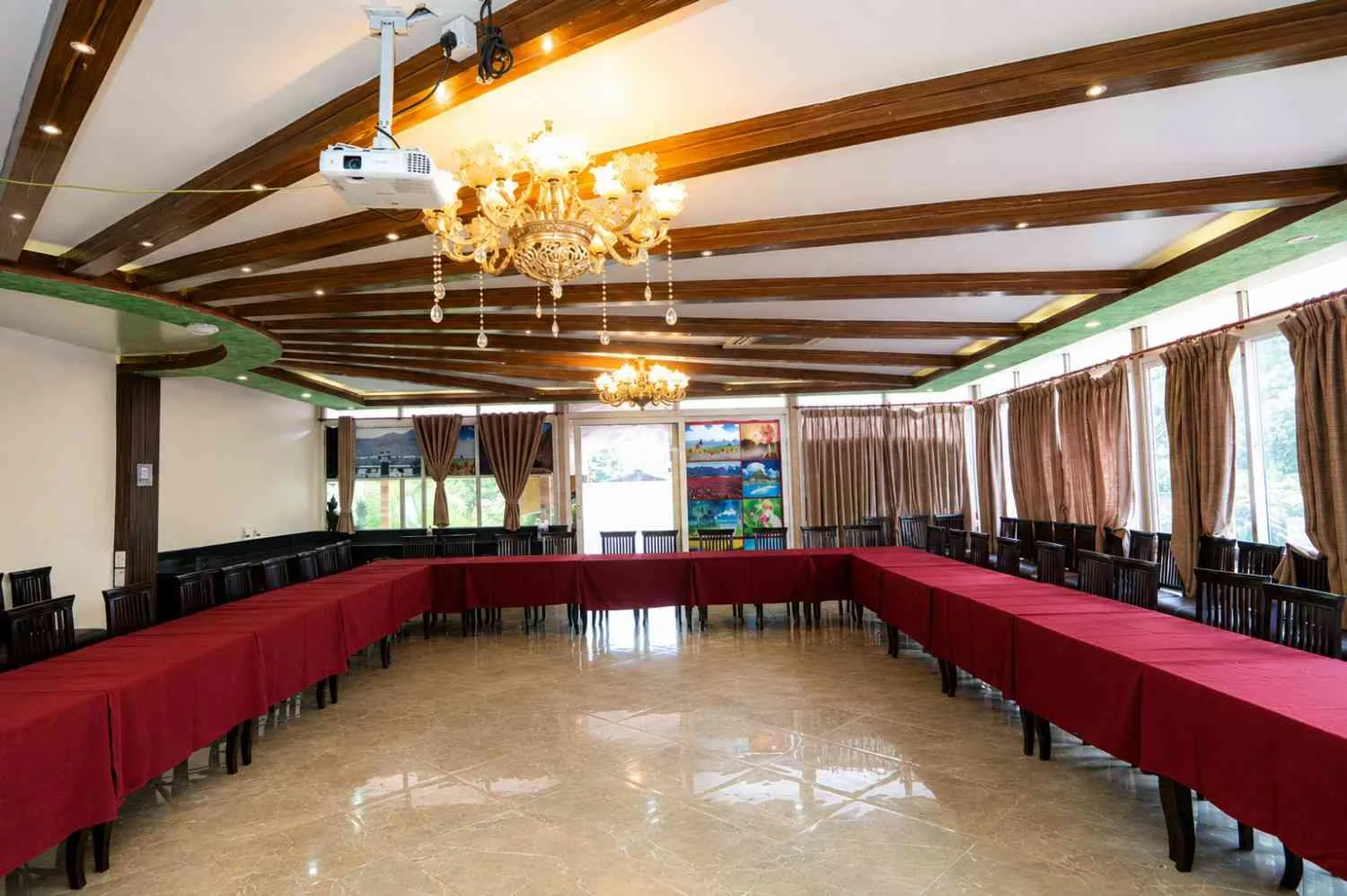 Grand ballroom setup